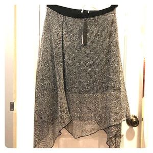 stylish asymmetrical skirt